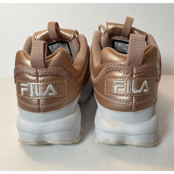 Fila Disruptor II Premium Rose Gold Chunky Trainers US 9.5 UK 7 5FM00040-063 - Picture 9 of 14